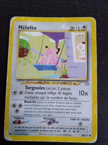 Carte Pokémon Mélofée 30/111 Très Rare