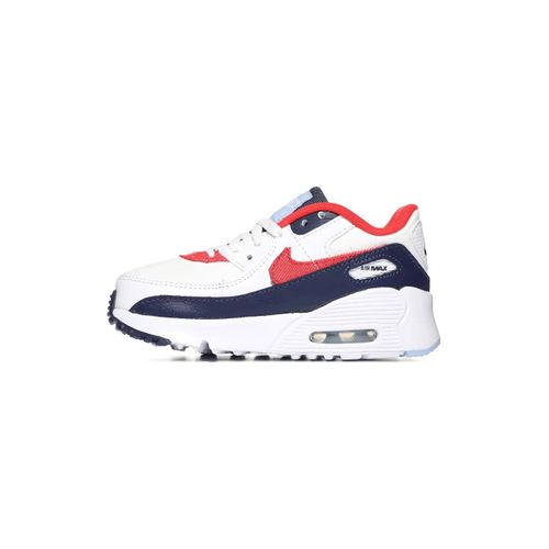Nike Kids Baskets Air Max 90 'usa Denim' - Blanc