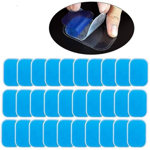 Pack De 60 Ems Gel Pad, Gels Pad Pour Ems Trainer Abdominal Trainer Electrical Muscle Stimulation, Abs Trainer Replacement Gel Sheet Replacement Pad, E