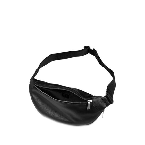 Lancel sac banane en cuir - Noir