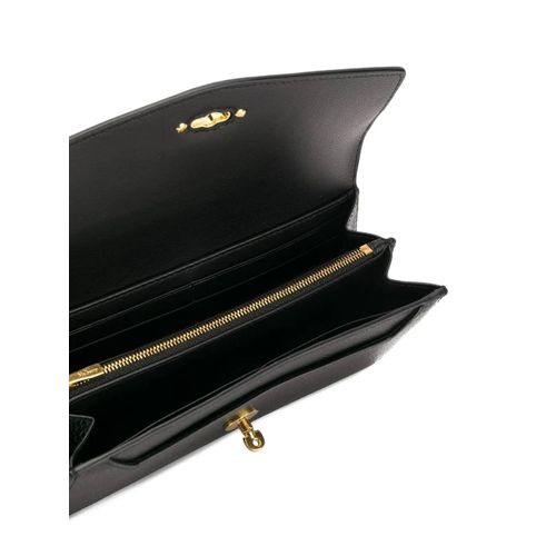 Mulberry portefeuille à rabat à loquet - Noir