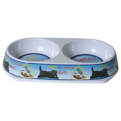 Gamelle Double Chien 2x450