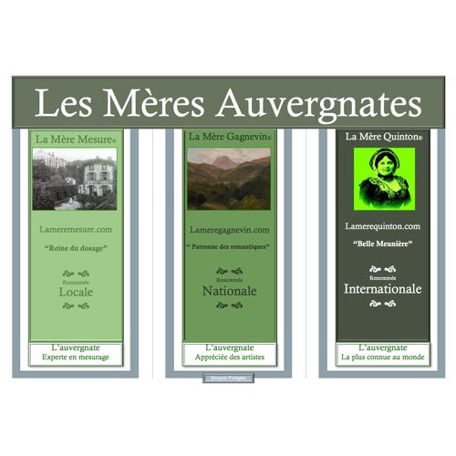 Les Mères Auvergnates La Mère Gagnevin Mesure Quinton Cuisinière Auvergne Gastronomie 