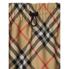 Burberry Short À Motif Vintage Check - Tons Neutres