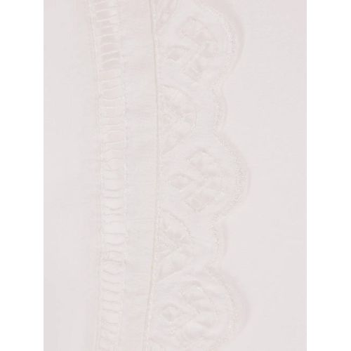 Isabel Marant Chemise En Soie À Broderies - Blanc