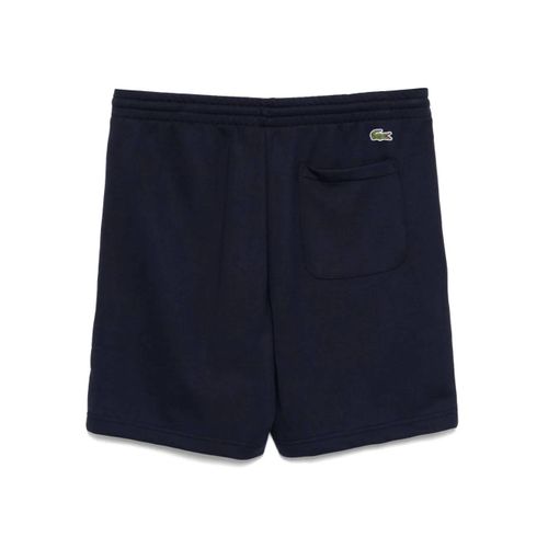 Lacoste Short En Polaire À Imprimé 3d - Bleu