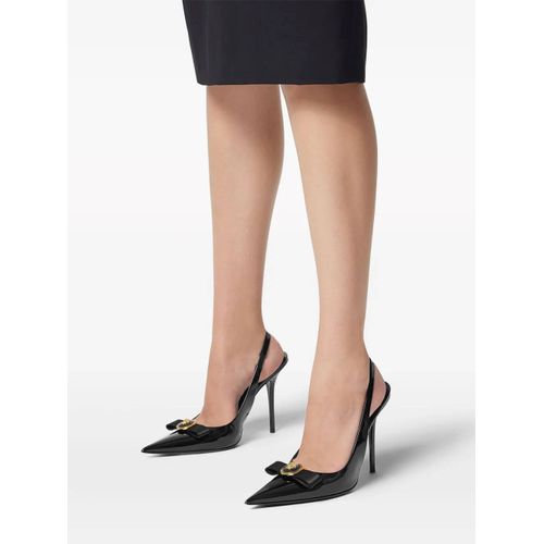 Versace Escarpins Gianvito 120 Mm En Cuir - Noir