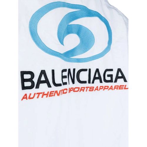 Balenciaga Chemise À Logo Imprimé - Bleu