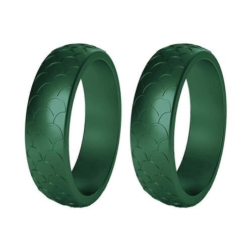 5.7mm Populaire Pour Les Femmes Silicone Cool Anneaux Silicone Bague De Mariage Anneau De Sport De Plein Air Environnemental