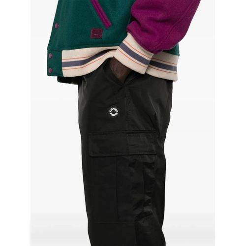 Kenzo Pantalon Boke À Poches Cargo - Noir