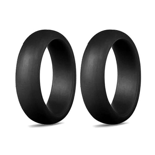5.7mm Populaire Pour Les Hommes Femmes Silicone Cool Rings Silicone Wedding Ring Environnement Sports De Plein Air