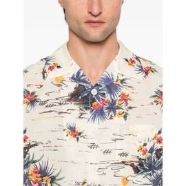 Prada Chemise À Imprimé Graphique - Tons Neutres