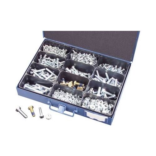 750 pièces Assortiment de 750 vis et écrous six pans en acier DIN 933
