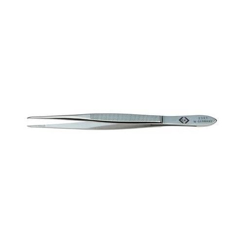 C.K. T2301 Pince brucelle de précision émoussée, fine 115 mm