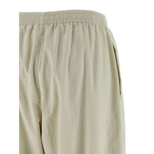Balenciaga Pantalon Froissé À Logo Brodé - Tons Neutres
