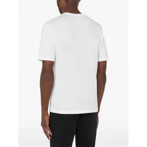 Moschino T-Shirt En Coton À Logo Imprimé - Blanc