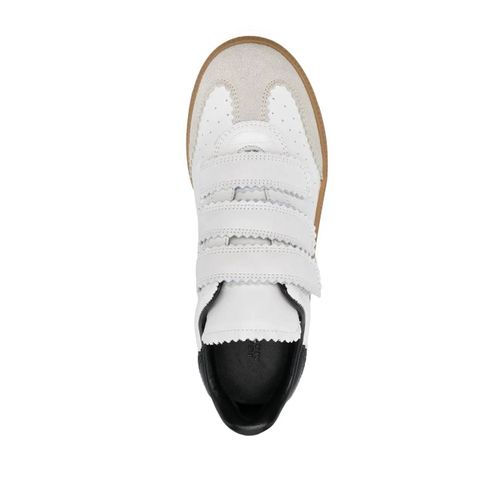 Isabel Marant Baskets Beth À Attache Scratch - Blanc