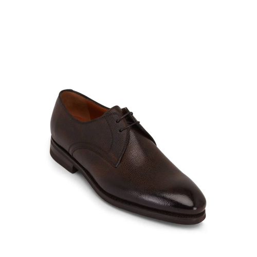 Bontoni Derbies En Cuir À Bout En Amande - Marron