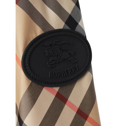 Burberry Veste Légère À Carreaux - Tons Neutres