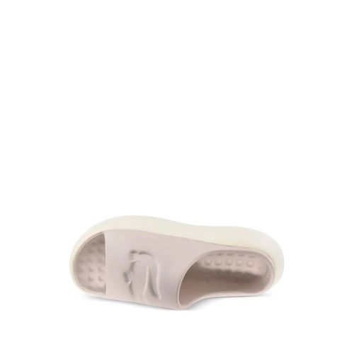 Lacoste Claquettes Serve 3.0 À Plateforme - Blanc