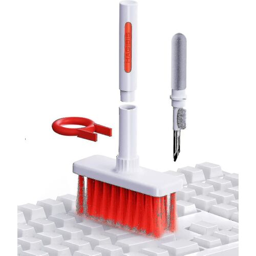 Nettoyage Soft Brush Keyboard Cleaner 5-en-1 Outils de nettoyage d'ordinateur multifonctions