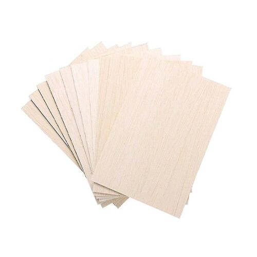 10 Pack Feuilles De Bois Non Finies, Balsa Wood Thin Wood Board Pour House Aircraft Boat Arts And Crafts