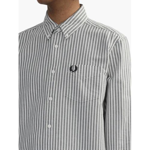 Fred Perry Chemise En Coton - Gris