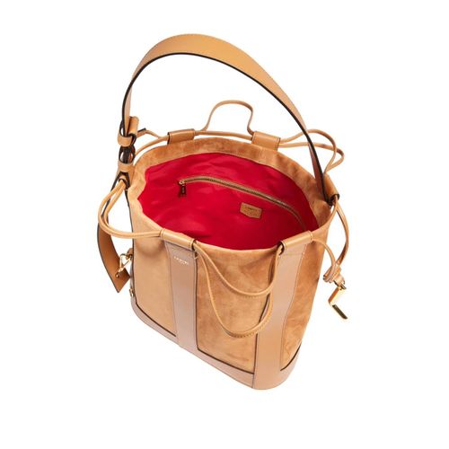 Lancel sac seau Elles médium - Marron