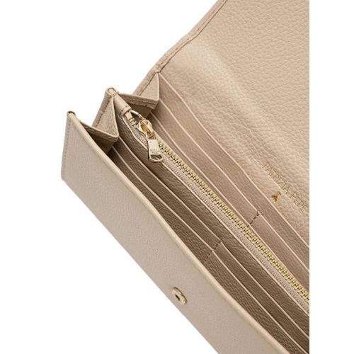 Patrizia Pepe porte-monnaie à plaque logo - Tons neutres