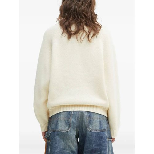 Kenzo Pull Kenzo Pop À Appliqué Floral - Blanc