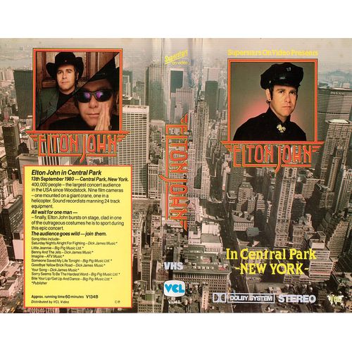 Elton John In Central Park New York