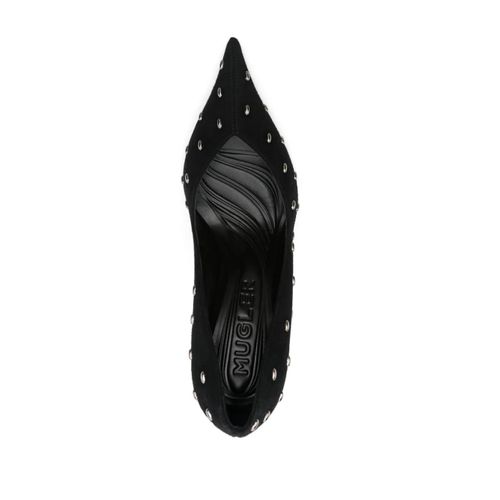 Mugler Escarpins Fang 95 Mm - Noir