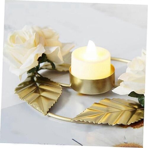 Bougeoir De Mariage Bougeoir Floral Bougeoir Fleur Pour Tables Centres De Table Rose Ga