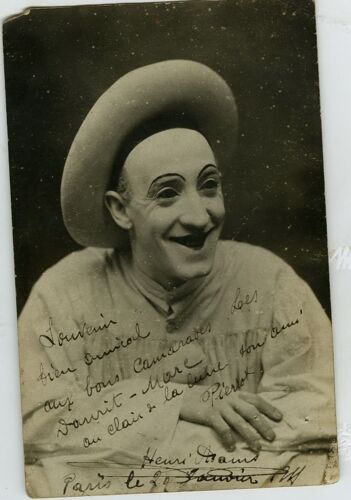 Pierrot.  Henri Adams.  Comédien.