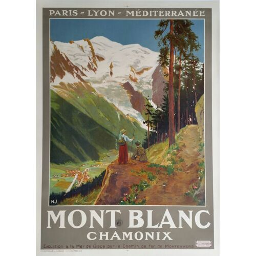 Affiche Chamonix Mont Blanc