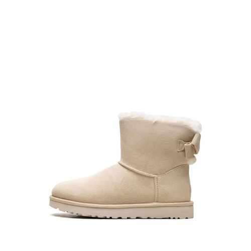 Ugg Bottines Mini Bailey Suede Bow 'cream' - Marron - 10