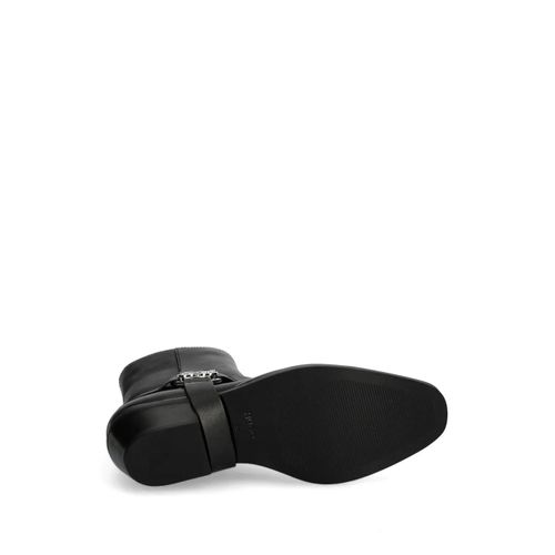 Hugo Bottines En Cuir À Logo Empilé 50 Mm - Noir