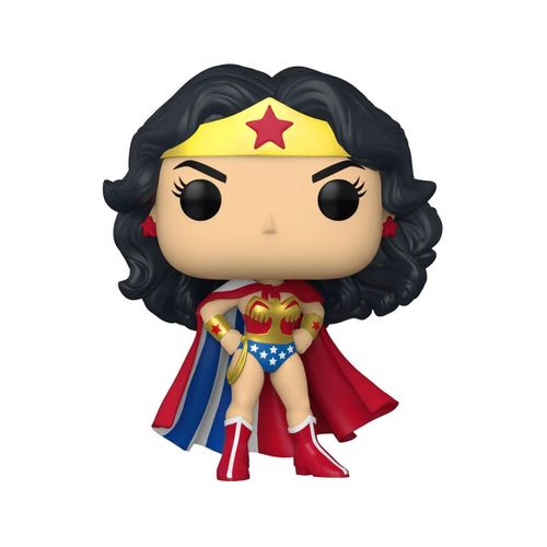Figurine Funko Pop! N°433 - Wonder Woman 80 Th - Wonder Woman Classique Avec Cap