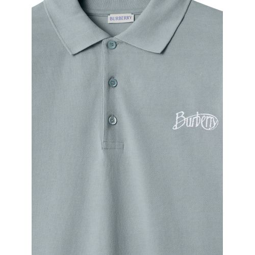 Burberry Polo En Coton - Bleu