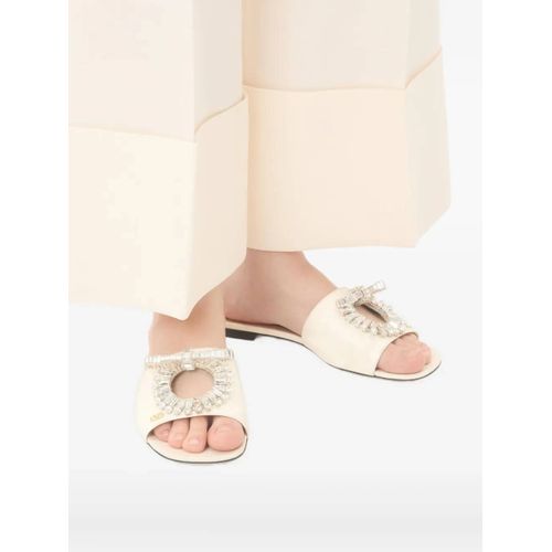 Valentino Garavani Sandales Adamantine Serties De Cristaux - Blanc - 40