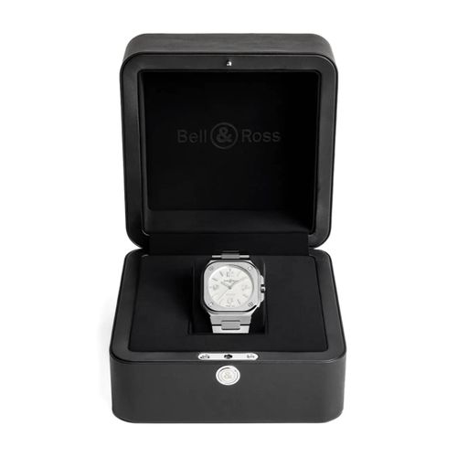 Bell & Ross Montre Br-05 36 Mm Mother Of Pearl Steel 36 Mm - Argent