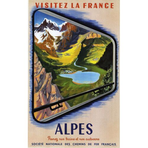 Affiche Alpes