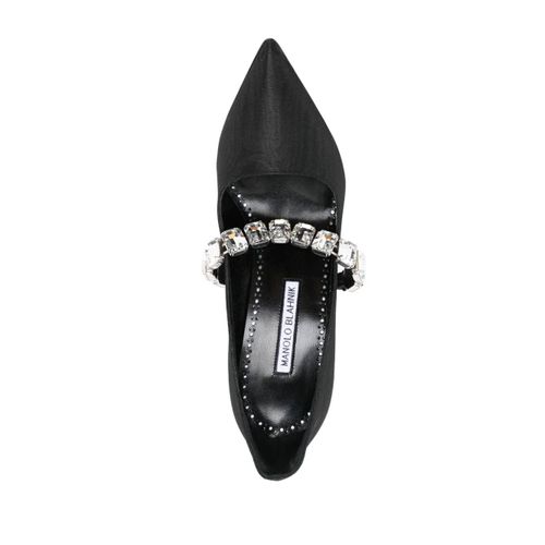 Manolo Blahnik Escarpins À Bout Pointu 100 Mm - Noir