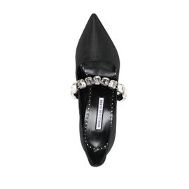 Manolo Blahnik Escarpins À Bout Pointu 100 Mm - Noir