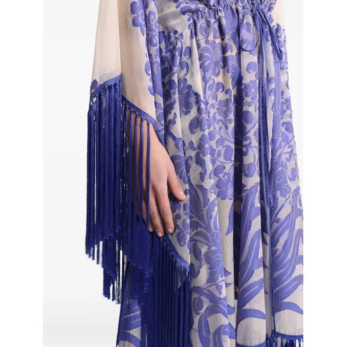 Etro Robe-Caftan À Motif En Jacquard - Blanc