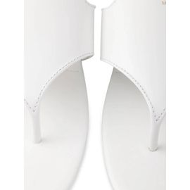 Prada Sandales À Deux Brides - Blanc