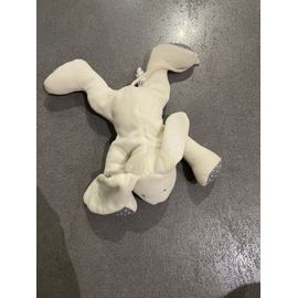 Doudou Peluche Chien Blanc Okaidi Blanc Pois 