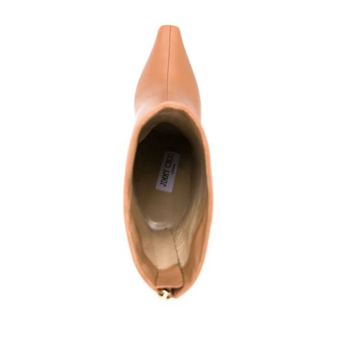 Jimmy Choo Bottines Agathe 100 Mm À Bout Pointu - Tons Neutres - 36 1/2