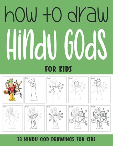 How To Draw Hindu Gods For Kids: Step By Step Drawing Book For Kids