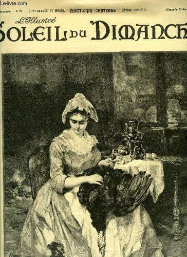 L Illustré, Soleil Du Dimanche N° 52 - Veille De Fête : La Dinde Du Réveillon, D Après Un Tableau D Alexis Vollon, Le Jour De L An Par H. Heinecké, Ingénieuse Idée D Une Femme De Campagne Atteinte D(...)